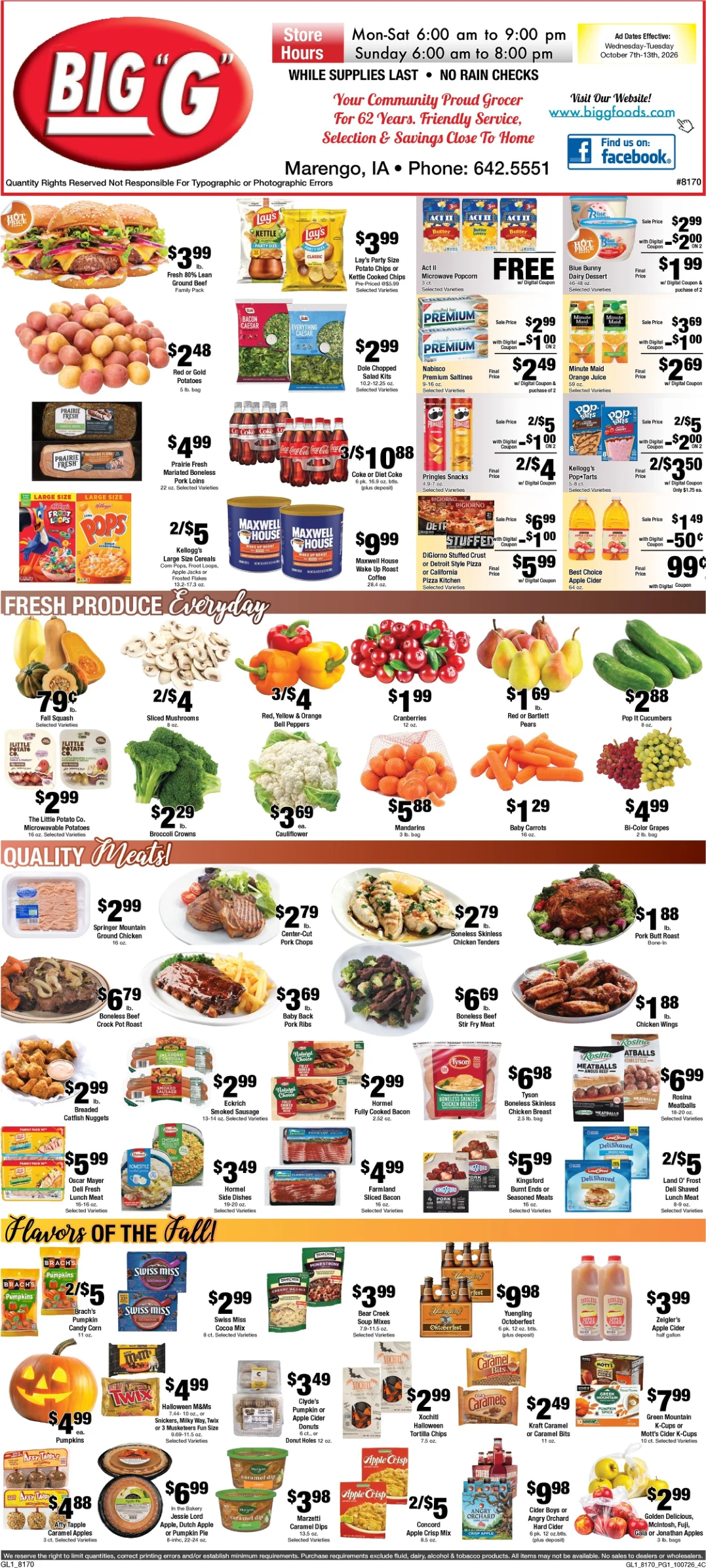 Big G Foods Marengo, Iowa Big G Foods Marengo, Iowa - Page 1