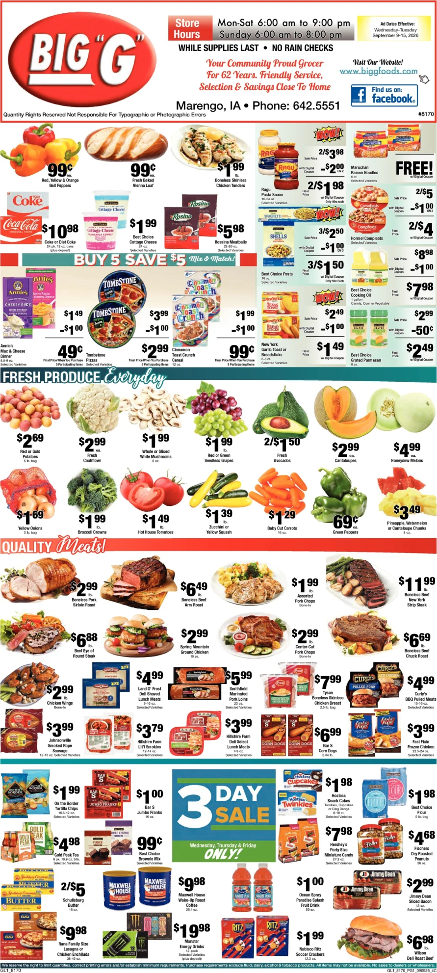 Big G Foods Marengo, Iowa Big G Foods Marengo, Iowa - Page 1