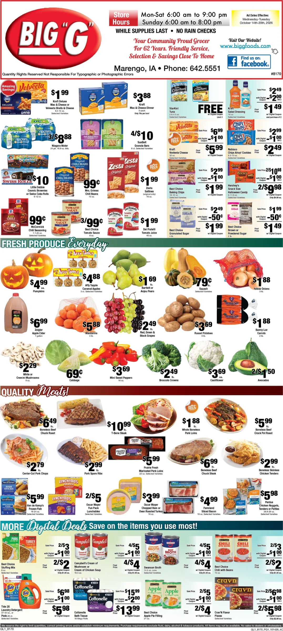 Big G Foods Marengo, Iowa Big G Foods Marengo, Iowa - Page 1