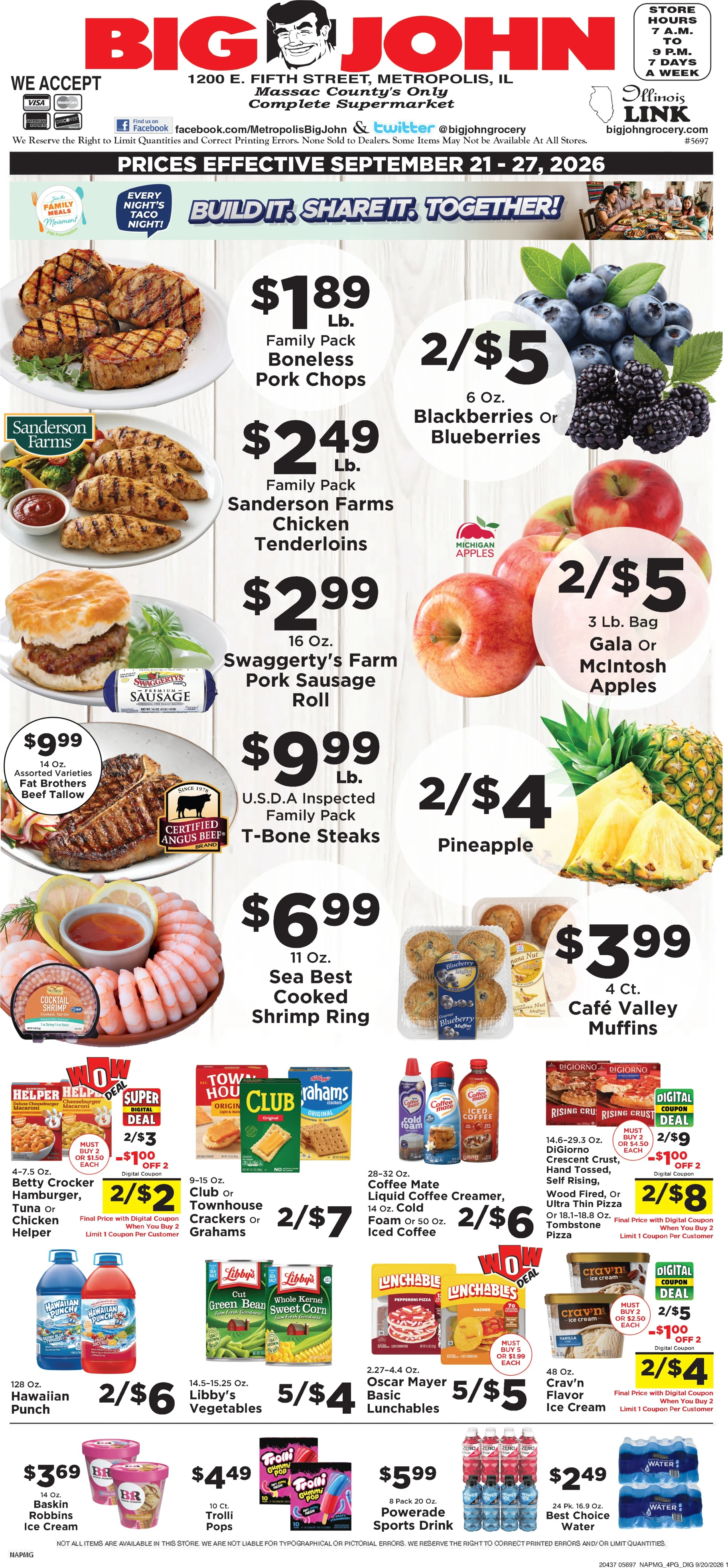 Big John Grocery Weekly Ad - Page 1