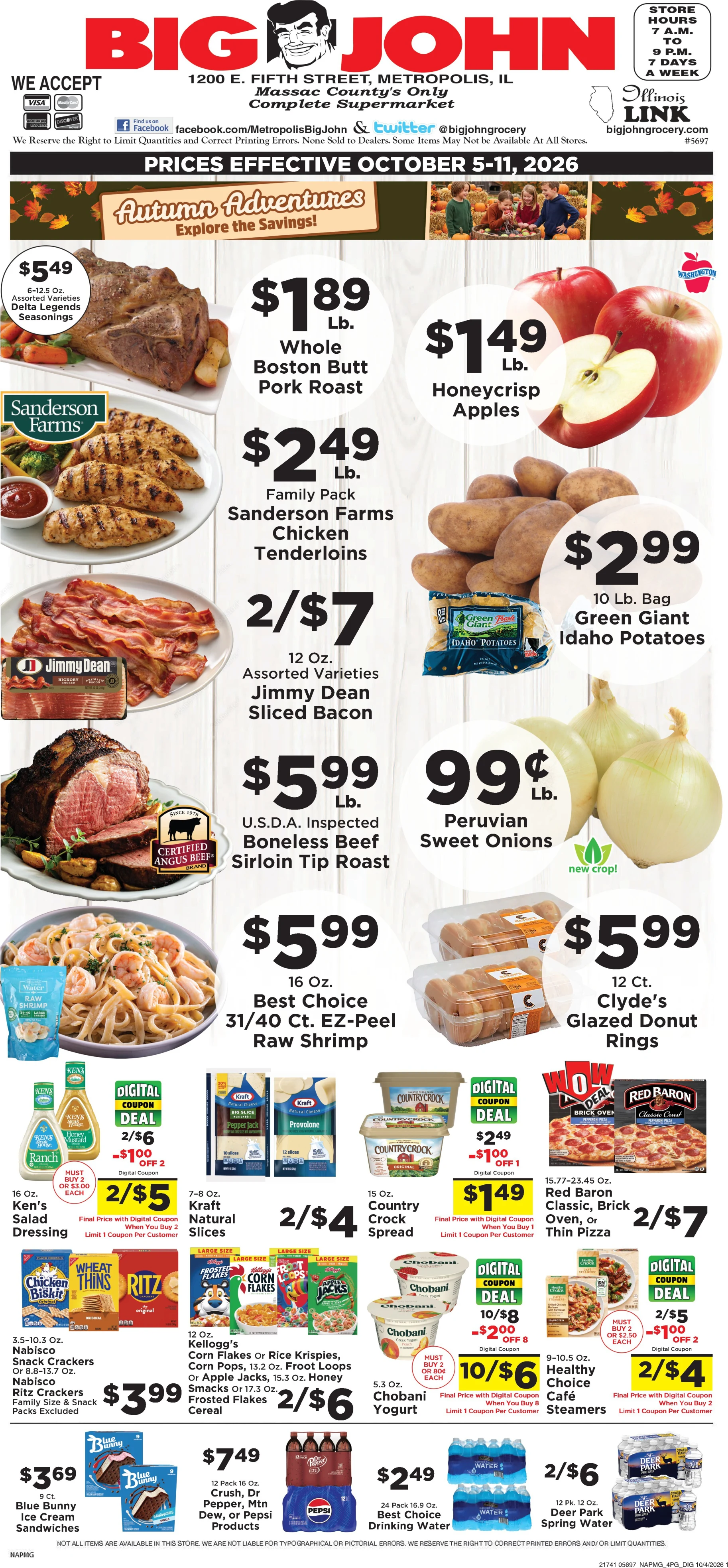Big John Grocery Weekly Ad - Page 1