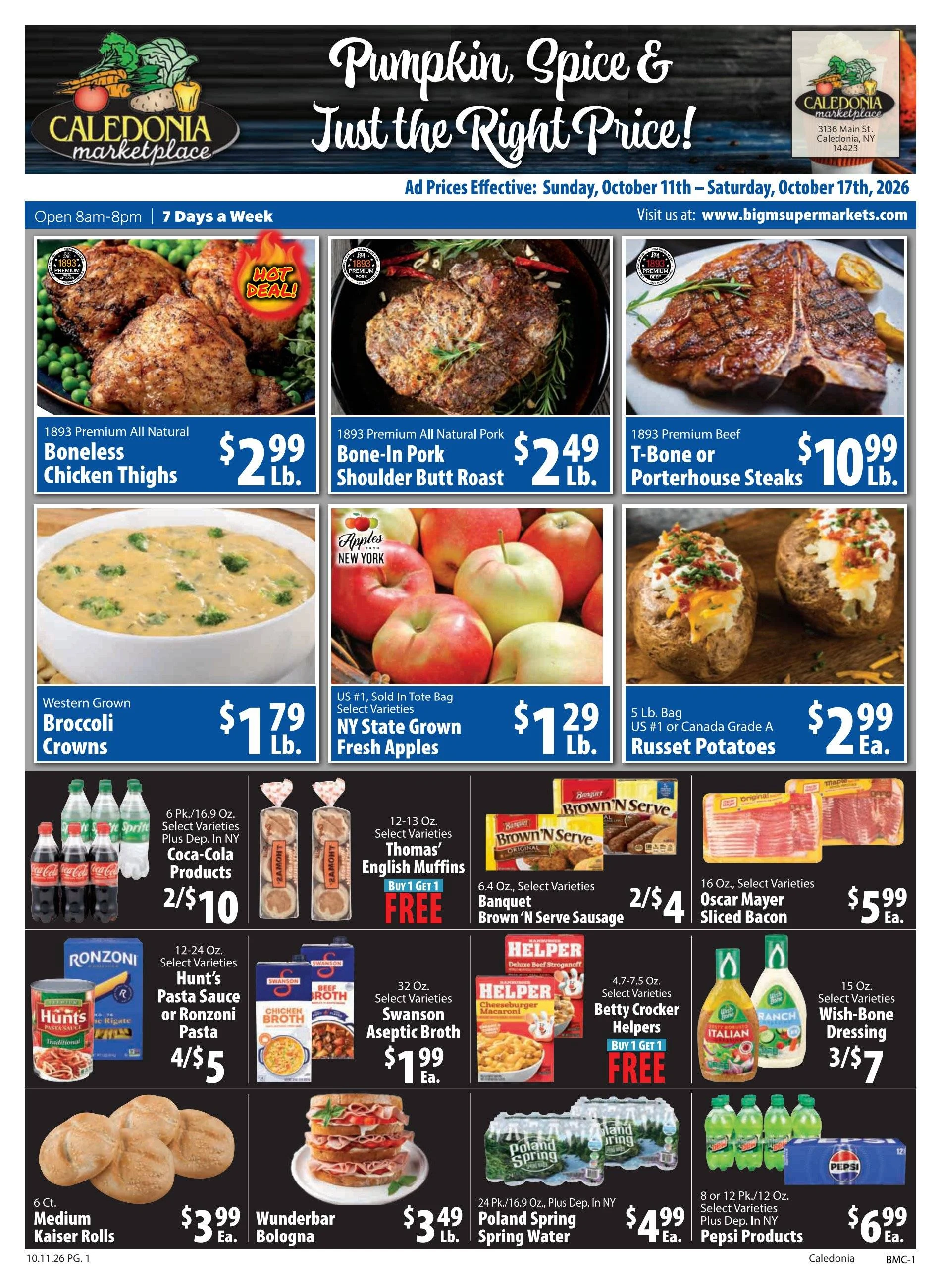 Big M Supermarkets Weekly Ad 10/11/2026 - 10/17/2026 - Page 1