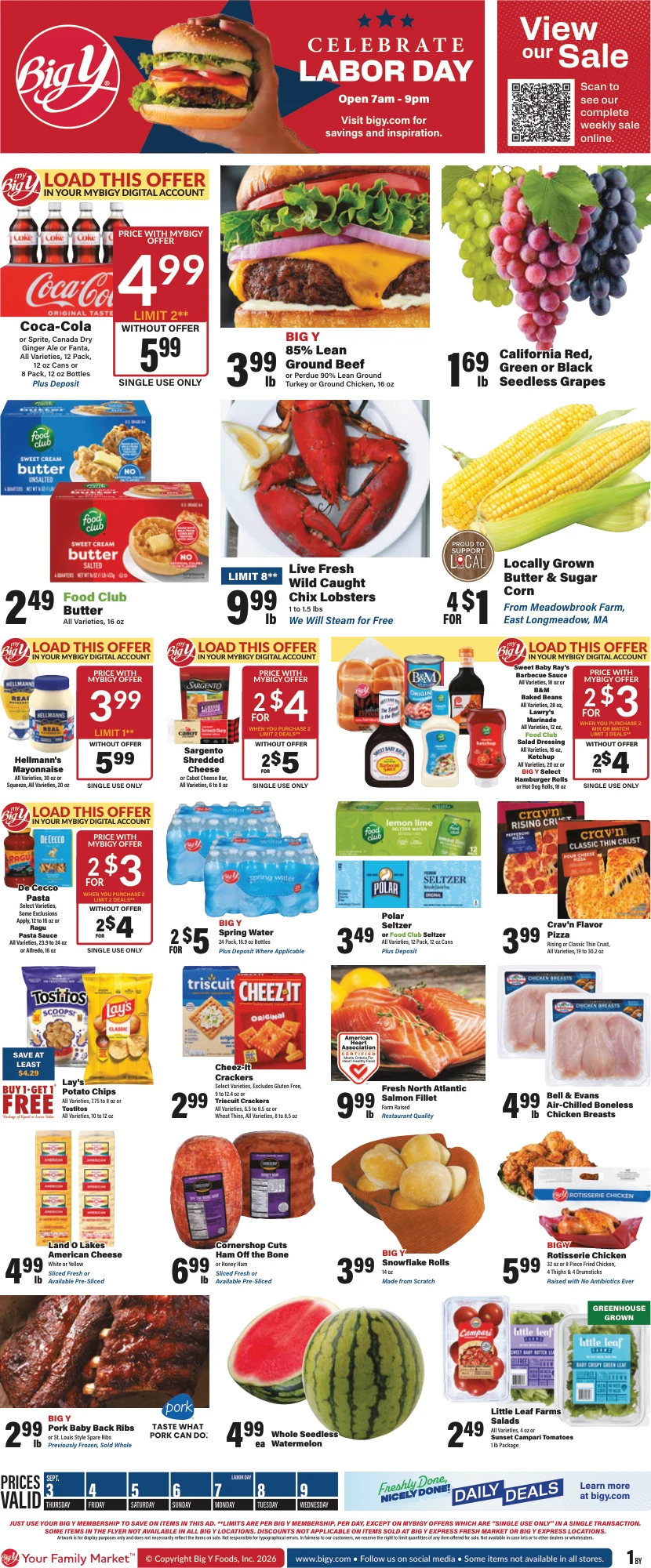 Big Y Weekly Ad - Page 1