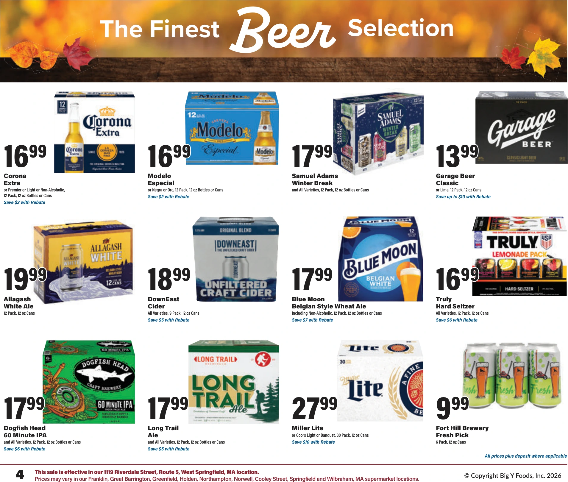 Big Y Table & Vine - Page 4