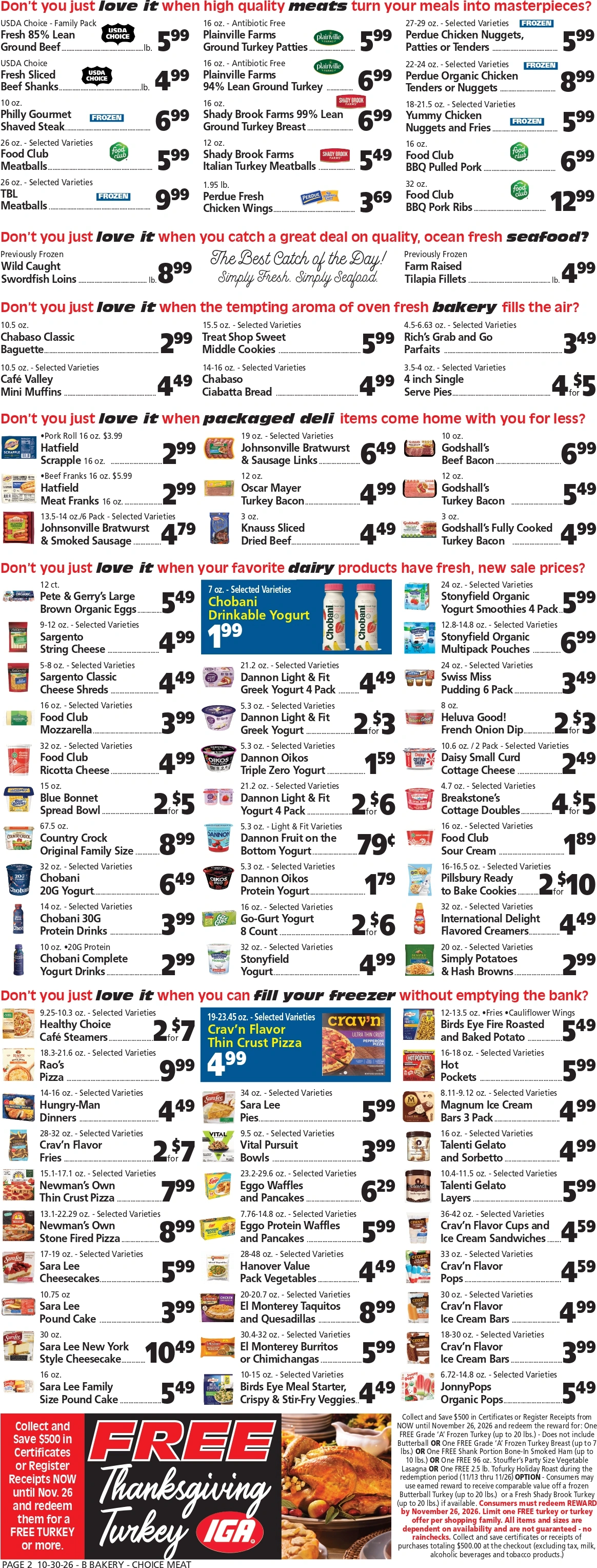 Bishop's IGA Weekly Ad - Page 2