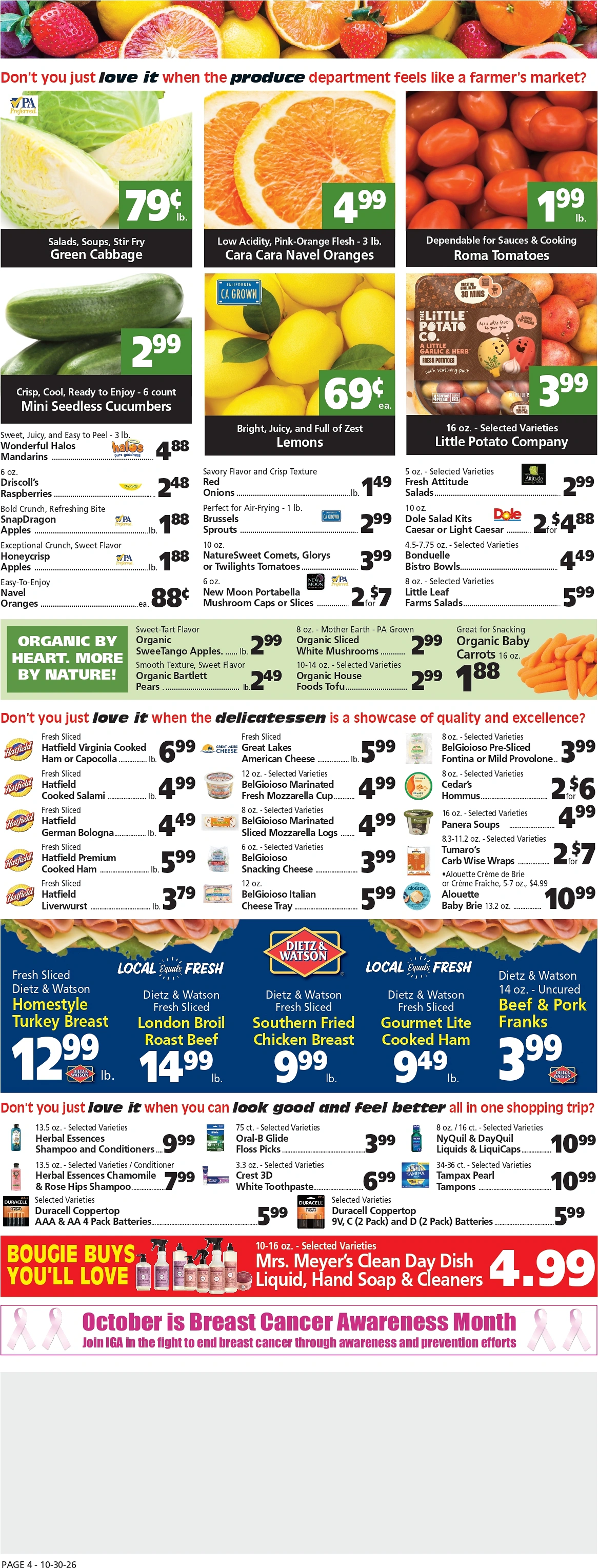 Bishop's IGA Weekly Ad - Page 4