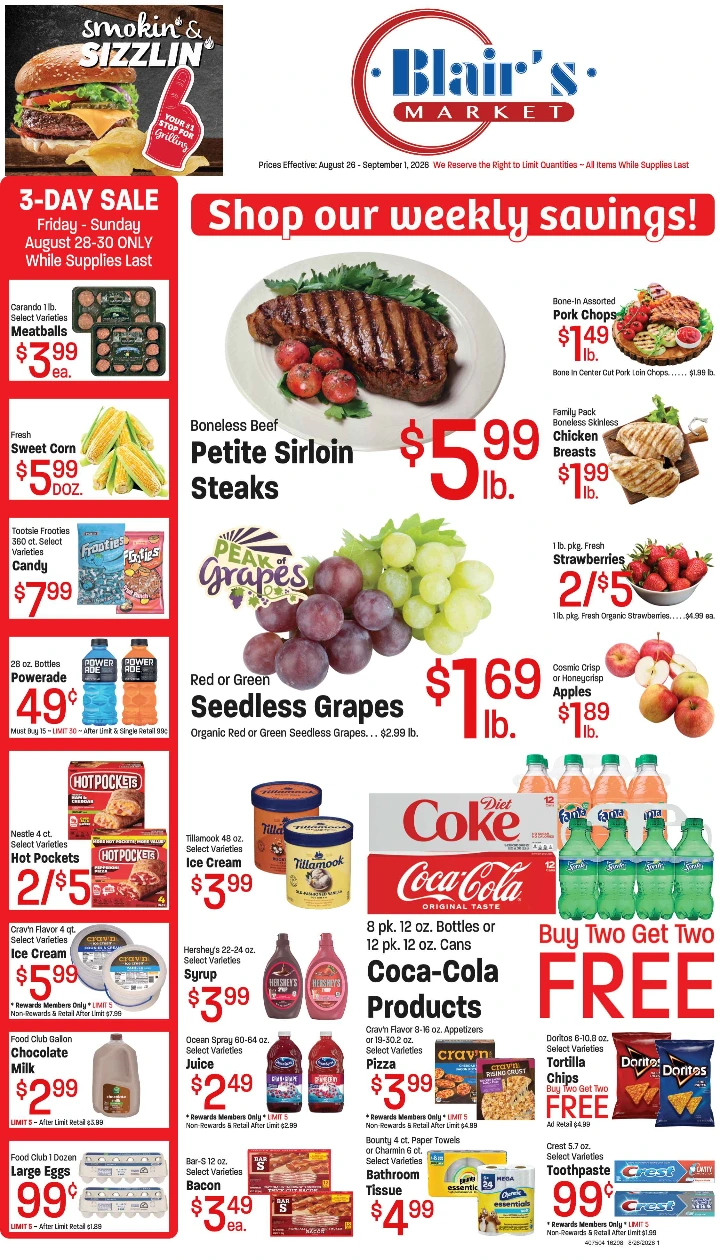 Blair's Market Blair's Market Worland - August 26, 2026 - Page 1