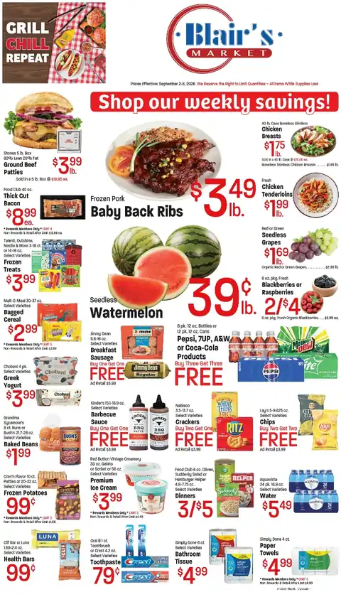 Blair's Market Worland - September 2, 2026