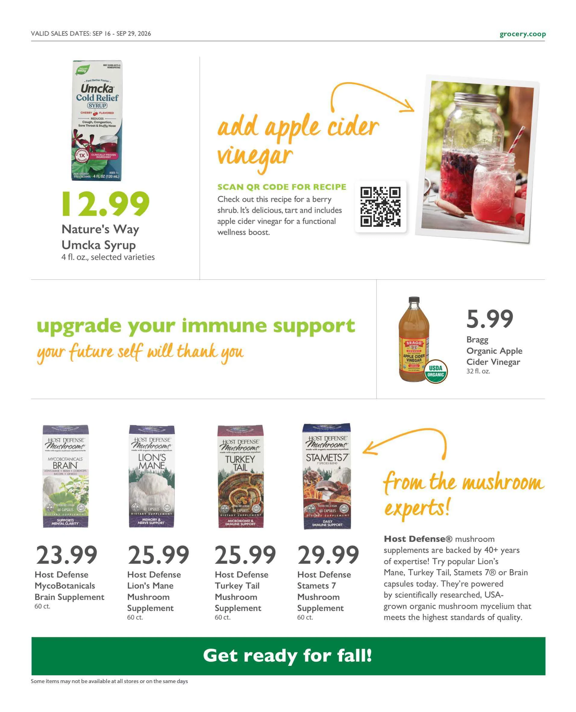 Bloomingfoods Co-op Market Co+op Deals September 16 – September 29, 2026 - Page 10