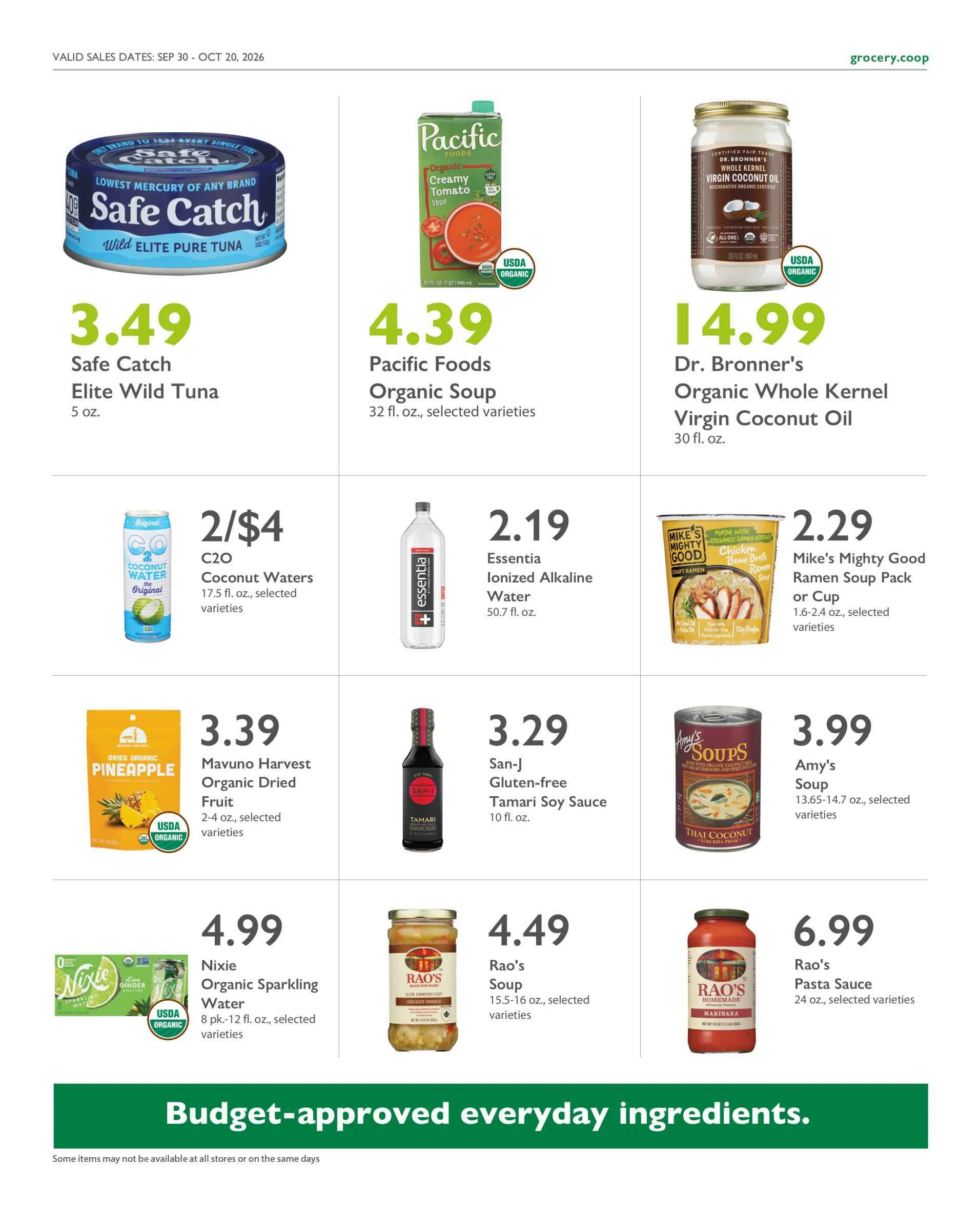 Bloomingfoods Co-op Market Co+op Deals September 30 – October 20, 2026 - Page 10