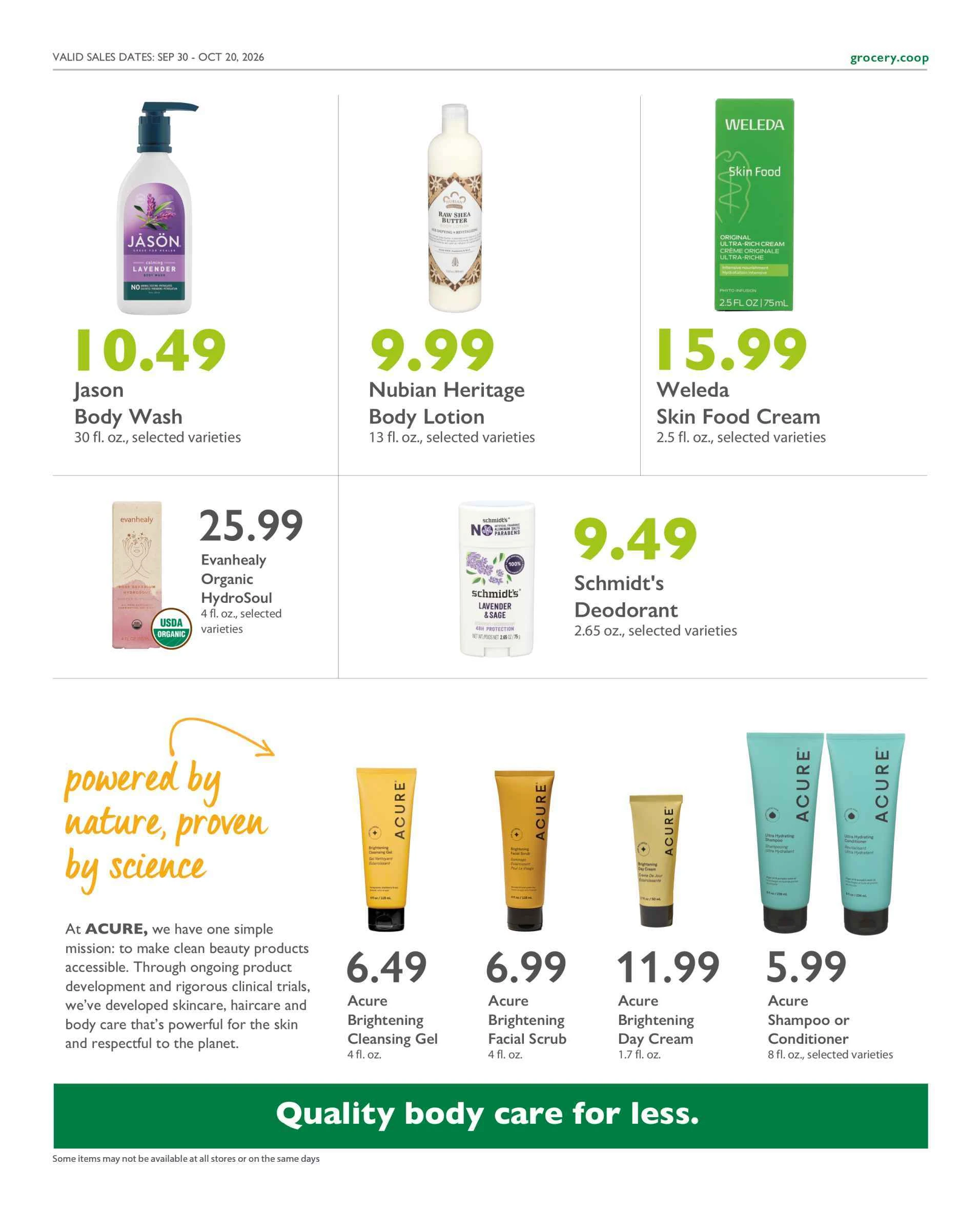 Bloomingfoods Co-op Market Co+op Deals September 30 – October 20, 2026 - Page 12