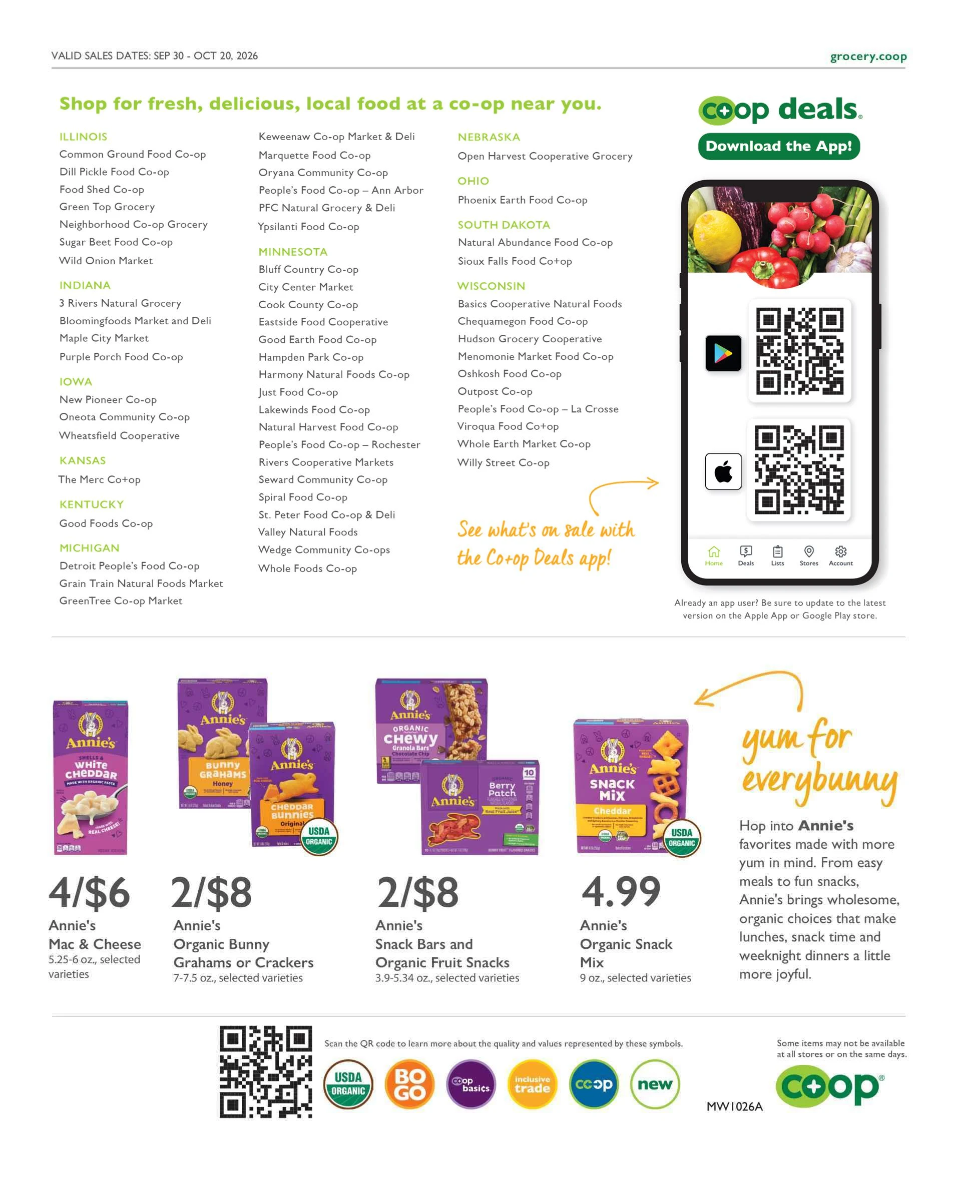 Bloomingfoods Co-op Market Co+op Deals September 30 – October 20, 2026 - Page 16