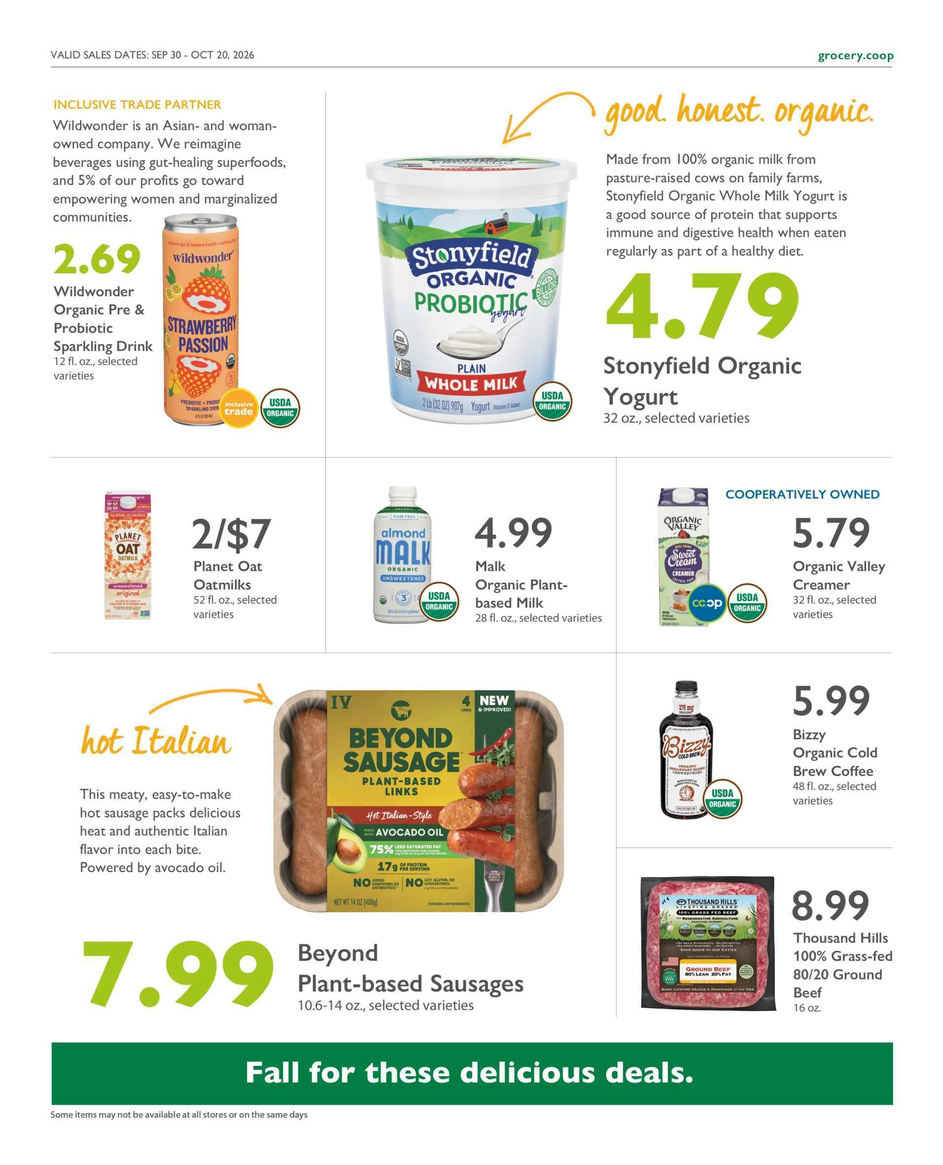 Bloomingfoods Co-op Market Co+op Deals September 30 – October 20, 2026 - Page 3