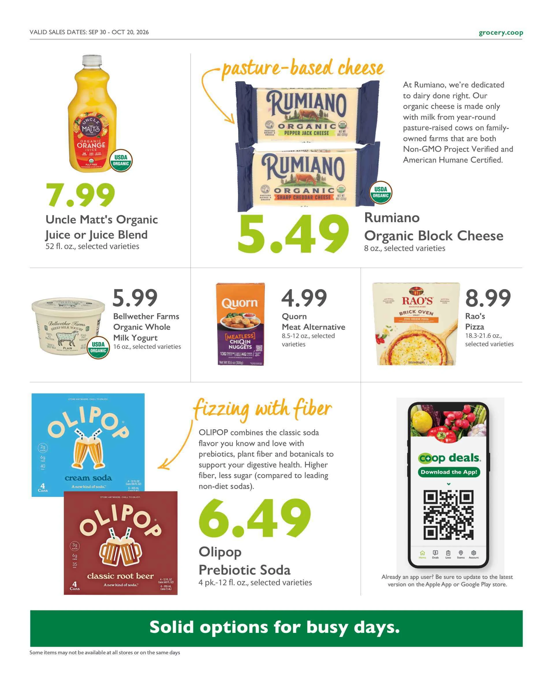 Bloomingfoods Co-op Market Co+op Deals September 30 – October 20, 2026 - Page 5