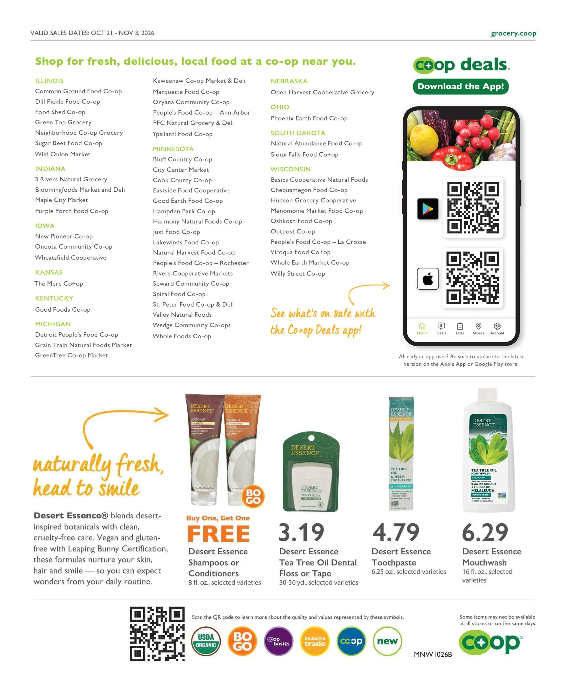 Bloomingfoods Co-op Market Co+op Deals October 21 – November 3, 2026 - Page 16