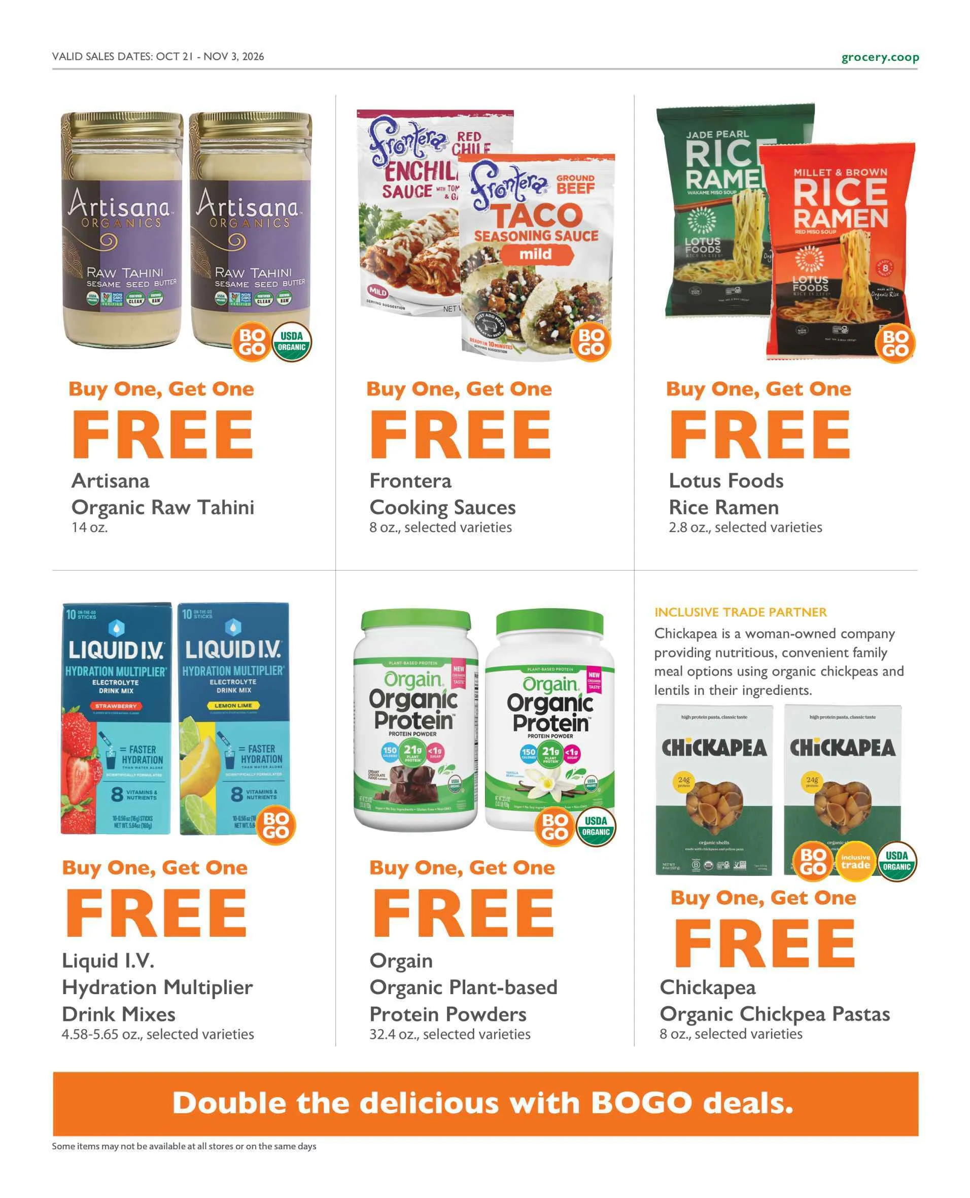 Bloomingfoods Co-op Market Co+op Deals October 21 – November 3, 2026 - Page 3