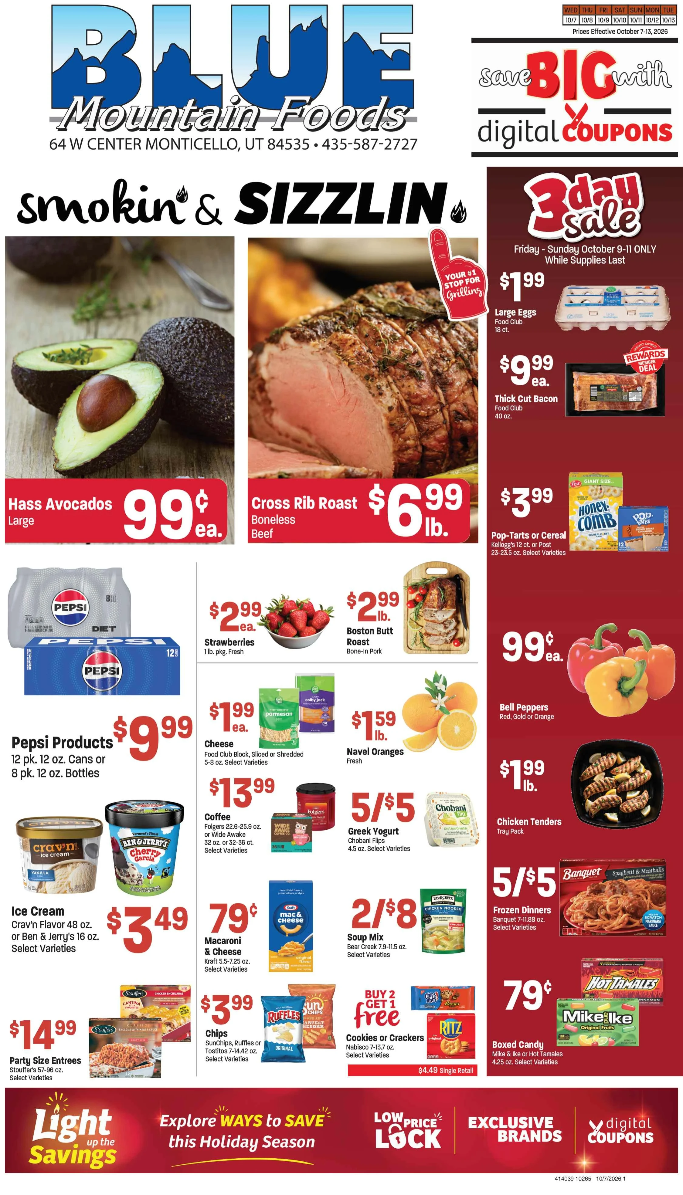 Blue Mountain Foods Weekly Ad - Page 1