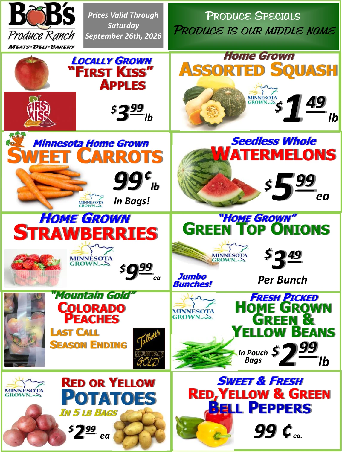 BoB's Produce Ranch BoB's Produce Ranch - Page 1