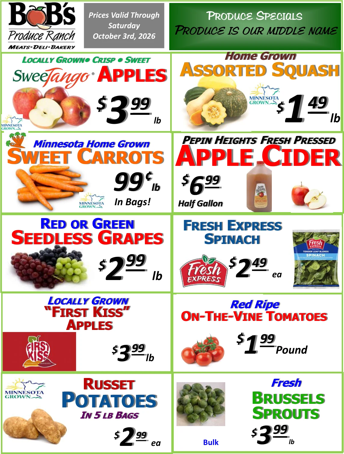 BoB's Produce Ranch BoB's Produce Ranch - Page 1