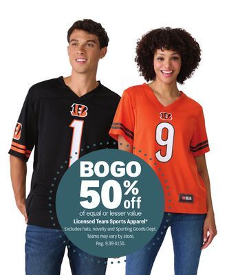 Licensed Team Sports Apparel