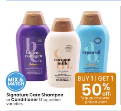 Signature Care Shampoo or Conditioner