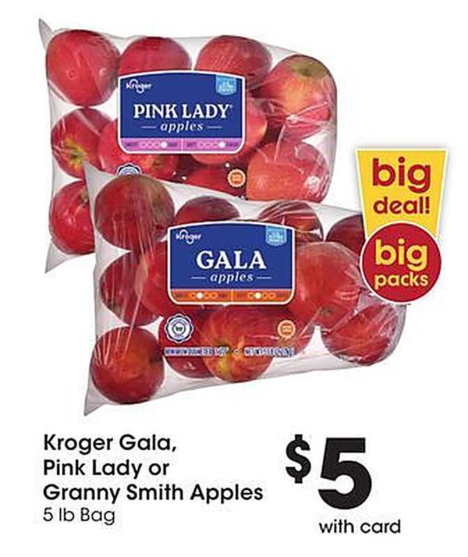 Kroger Gala, Pink Lady or Granny Smith Apples - Pick 'n Save weekly ad deal