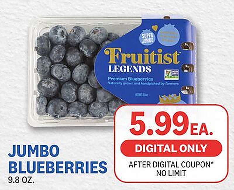 JUMBO BLUEBERRIES - Kings Food Markets weekly ad deal
