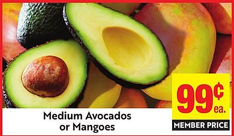 Medium Avocados or Mangoes - Lucky California weekly ad deal