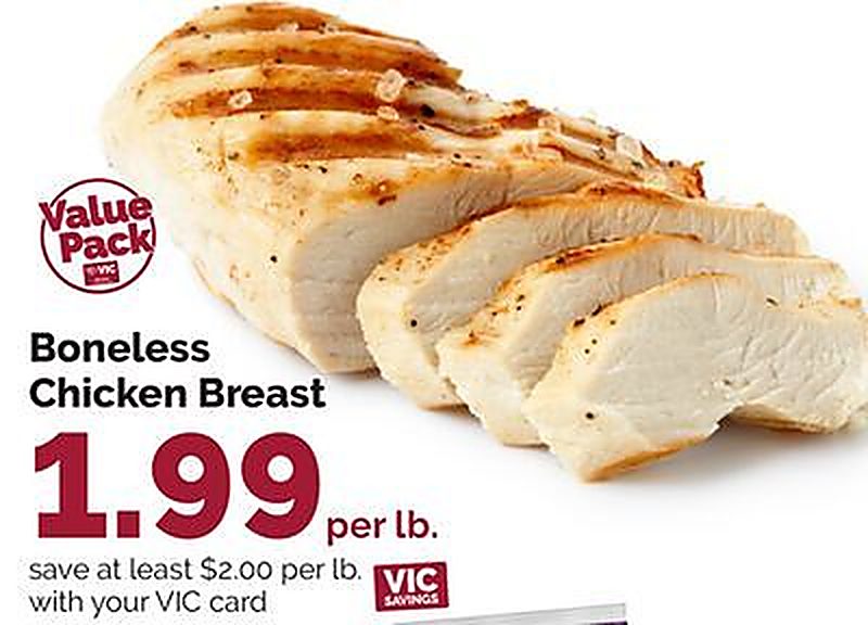 Boneless Chicken Breast - Harris Teeter weekly ad deal