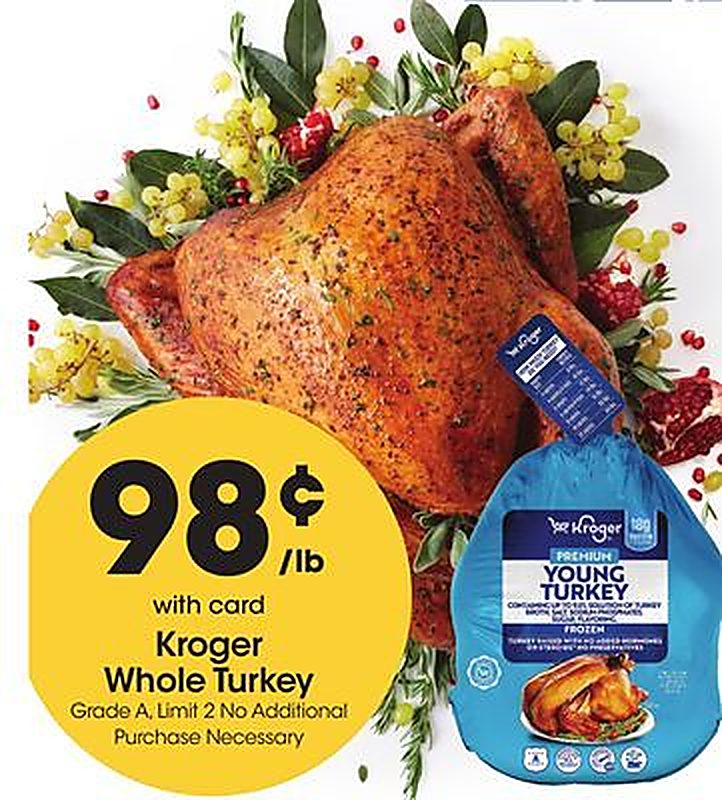 Kroger Whole Turkey - Ralphs weekly ad deal