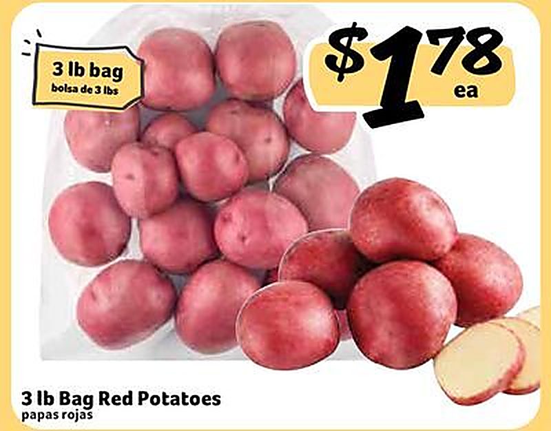 Bag Red Potatoes / papas rojas - Fresco Y Mas weekly ad deal