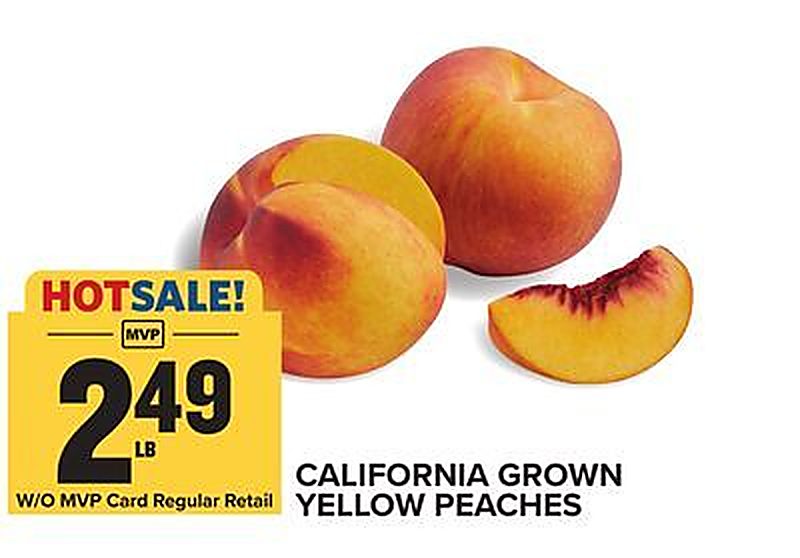 California Grown Yellow Peaches - Food Lion weekly ad deal
