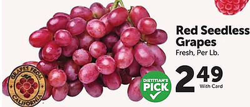 Red Seedless Grapes - Food City weekly ad deal