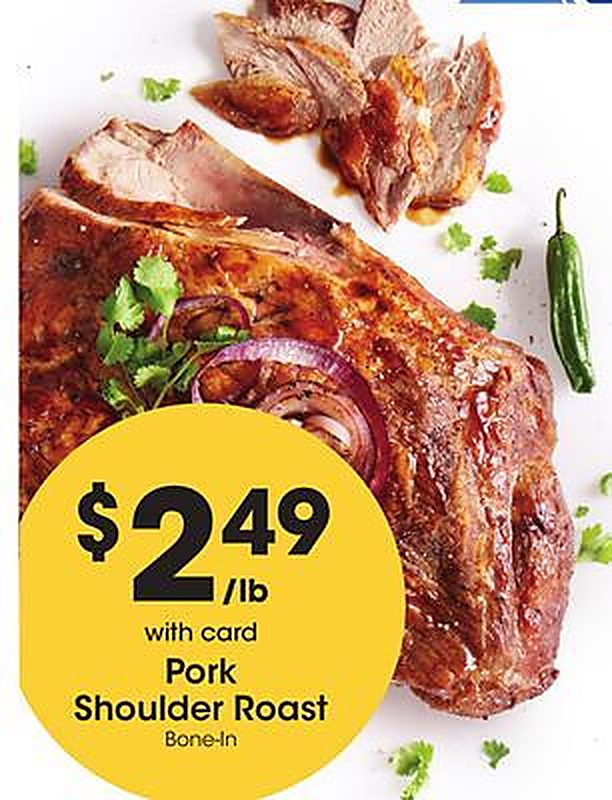 Pork Shoulder Roast - King Soopers weekly ad deal