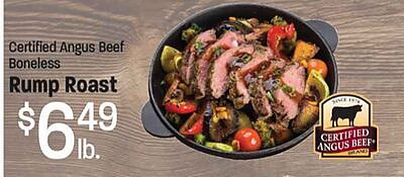 Certified Angus Beef Boneless Rump Roast - Lees Marketplace weekly ad deal
