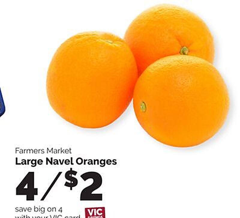 Large Navel Oranges - Harris Teeter weekly ad deal