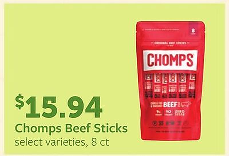 Chomps Beef Sticks - Fareway Meat and Grocery weekly ad deal