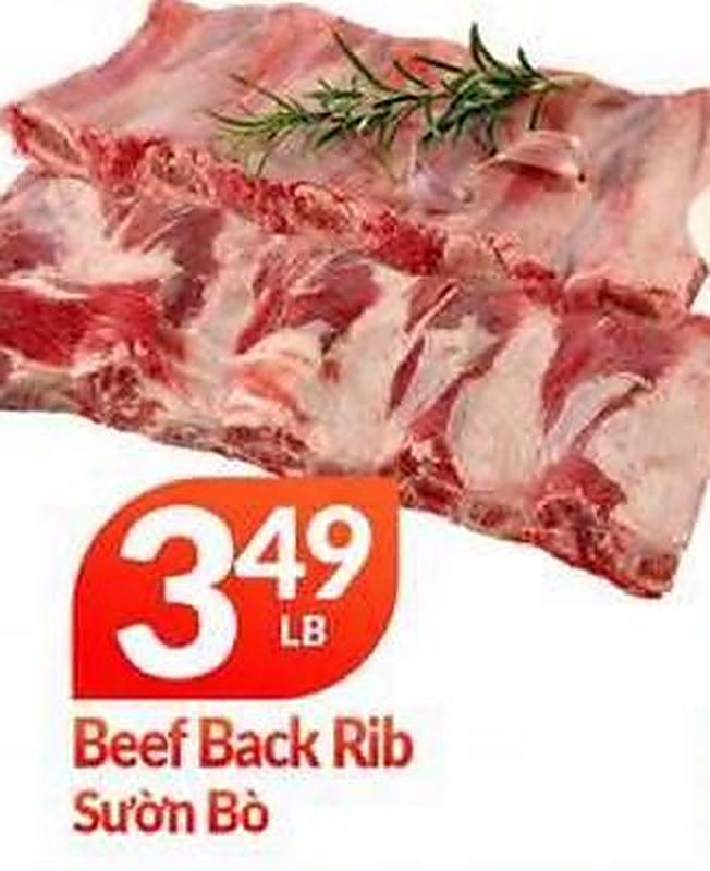 Beef Back Rib - Lams Seafood Market weekly ad deal