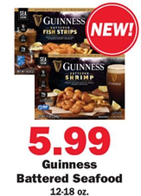 Guinness Battered Seafood - Schnucks weekly ad deal