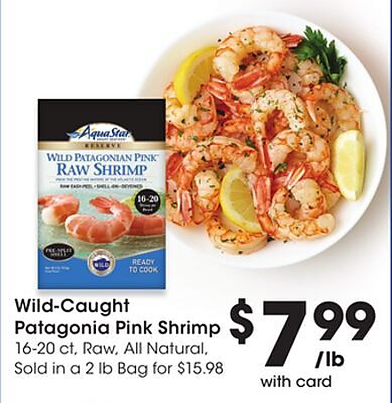 Wild-Caught Patagonia Pink Shrimp - QFC weekly ad deal