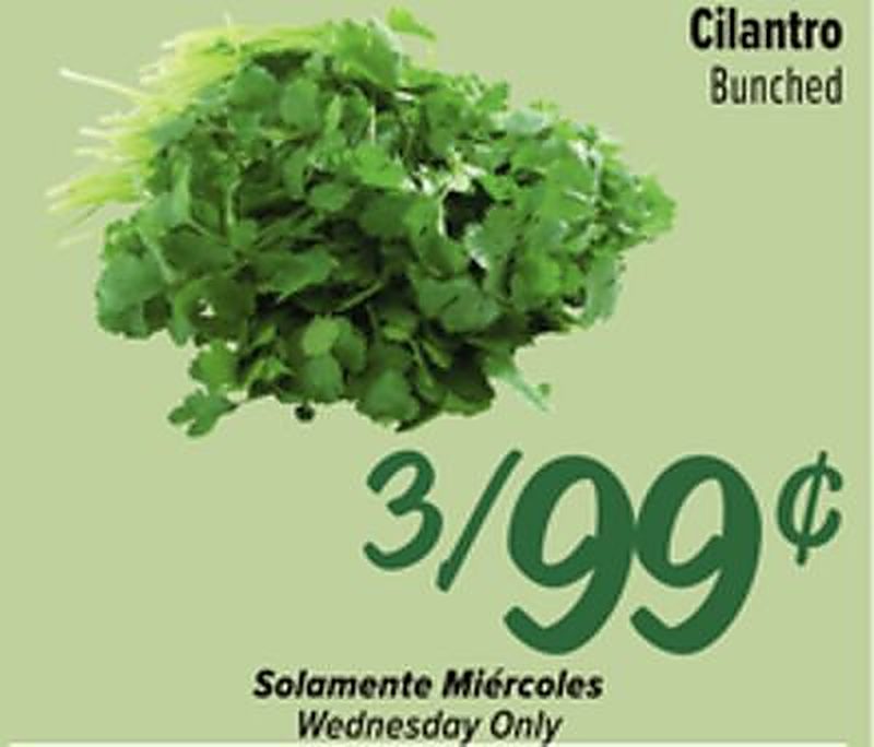 Cilantro Bunched - Fiesta Mart weekly ad deal