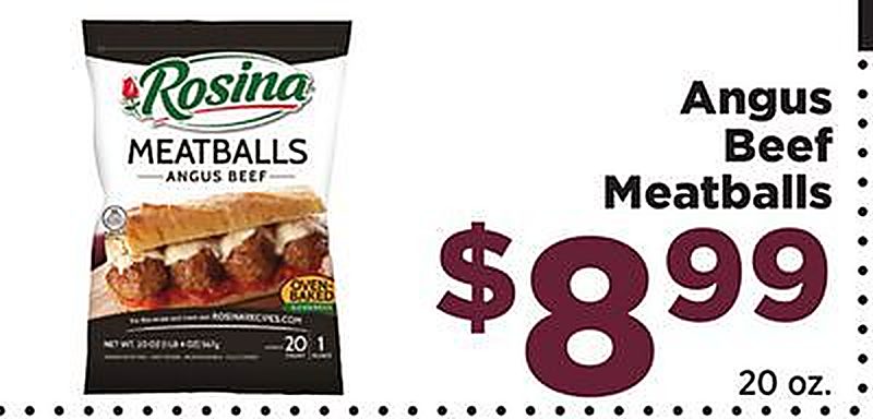 Angus Beef Meatballs - Food town Texas weekly ad deal