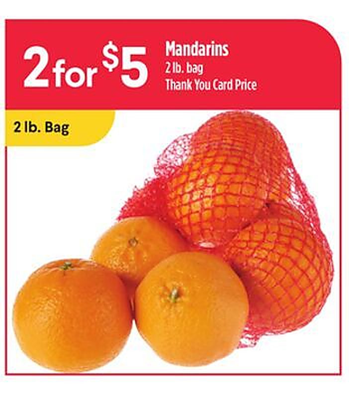 Mandarins - Bashas weekly ad deal