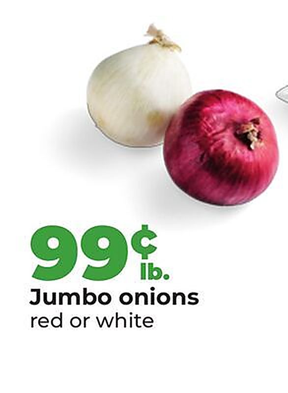 Jumbo onions - Hy Vee weekly ad deal