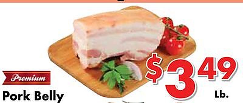 Pork Belly - Valley Marketplace weekly ad deal