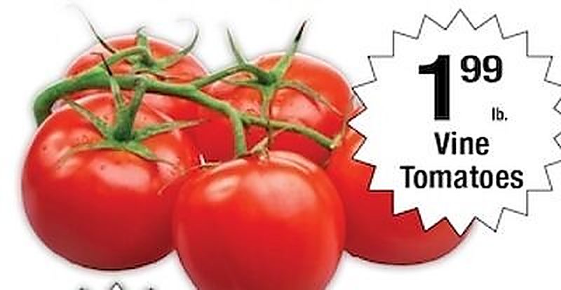 Vine Tomatoes - Harvest Foods weekly ad deal