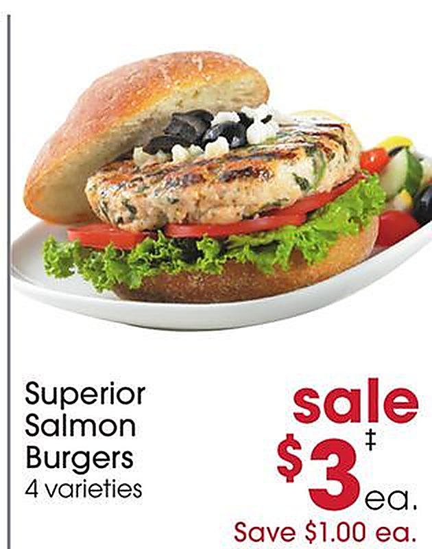 Superior Salmon Burgers - Giant Eagle weekly ad deal