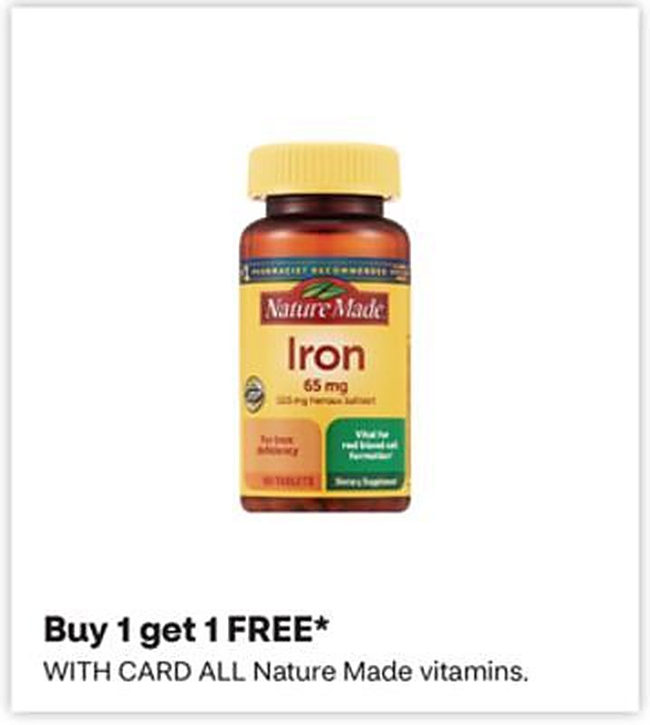 ALL Nature Made vitamins
