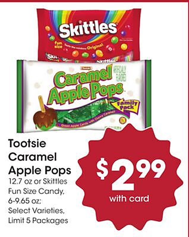 Tootsie Caramel Apple Pops - Fry's Food Stores weekly ad deal