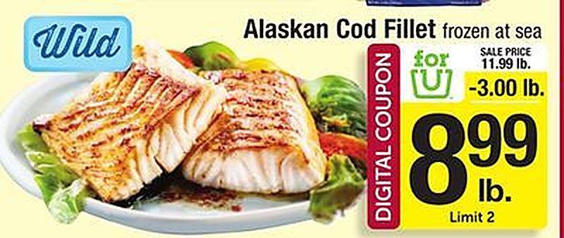 Alaskan Cod Fillet - Star Market weekly ad deal